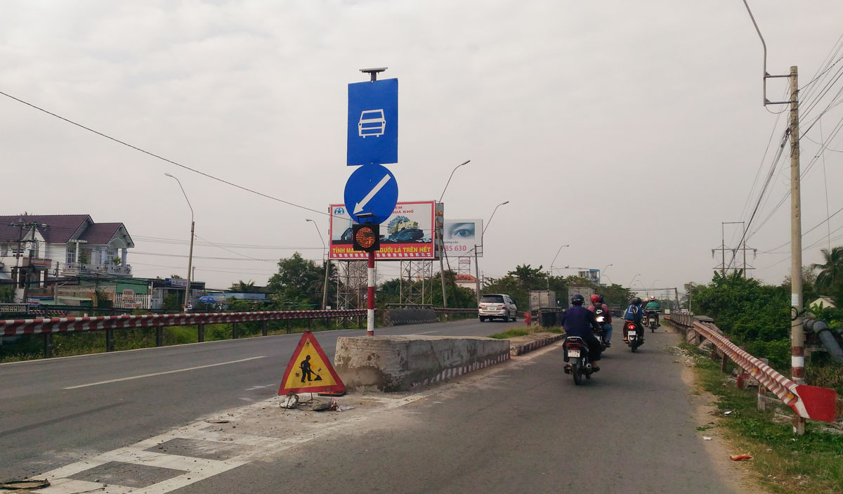 Dải phân cách Cầu Voi 1 - “Điểm đen” gây tai nạn giao thông