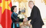 Chủ tịch Quốc hội Nguyễn Thị Kim Ngân hội kiến Tổng thống Séc