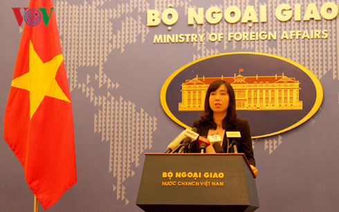 Người phát ngôn Bộ Ngoại giao trả lời về tình hình Biển Đông