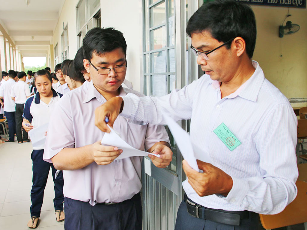 Thí sinh tự tin bước vào kỳ thi THPT quốc gia năm 2017