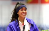 Nữ võ sĩ xinh đẹp làm “dậy sóng” thảm đấu taekwondo SEA Games