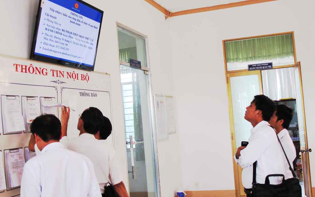Long An: Tạo bước đột phá trong cải cách thủ tục hành chính