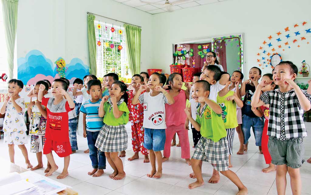 Xây dựng môi trường giáo dục lấy trẻ làm trung tâm
