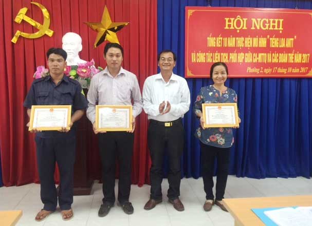 Phường 2, TP.Tân An: Hiệu quả từ “Tiếng loa an ninh, trật tự”