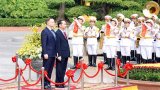 Chủ tịch nước Trần Đại Quang chủ trì lễ đón Tổng thống Ba Lan