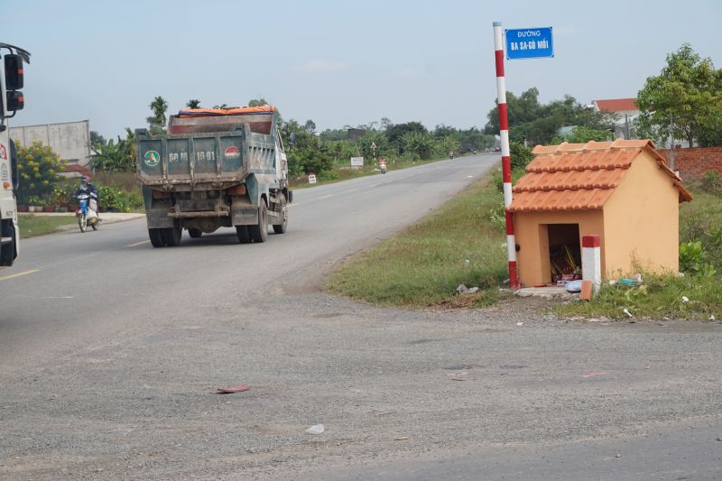 khu vực điểm đen TNGT QLN2-đường Ba Sa – Gò Mối.