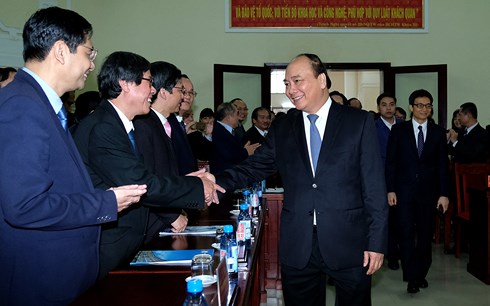Thủ tướng Nguyễn Xuân Phúc làm việc với lãnh đạo chủ chốt Đại học Huế