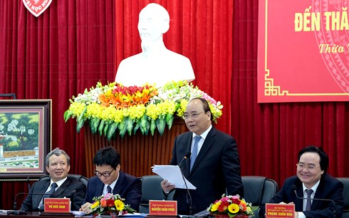 Thủ tướng Nguyễn Xuân Phúc kết luận buổi làm việc