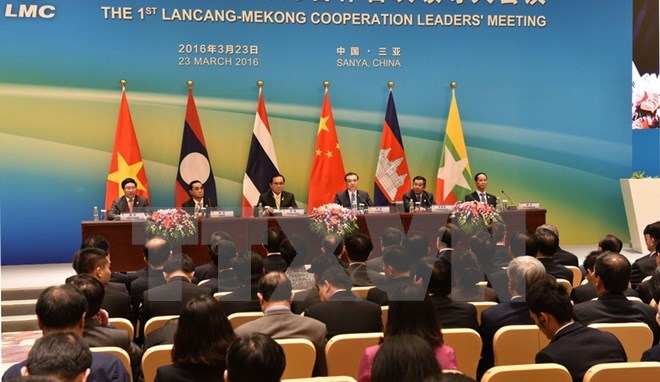 The 1st Mekong-Lancang cooperation meeting in China in 2016. (Photo: VNA)