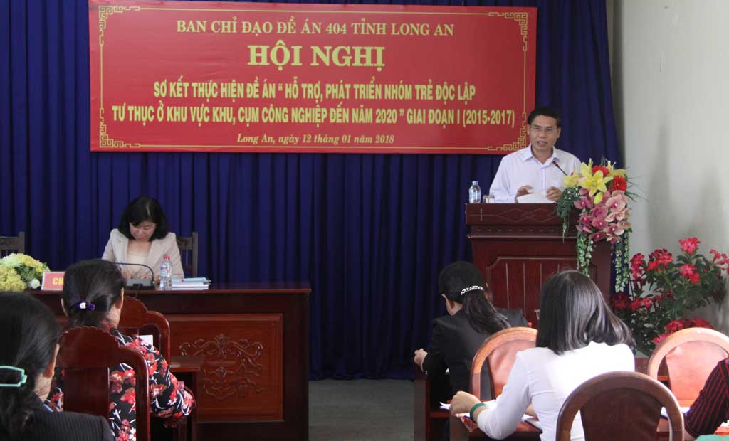 Phó Chủ tịch UBND tỉnh - Hoàng Văn Liên phát biểu chỉ đạo thực hiện Đề án 404 trong giai đoạn 2