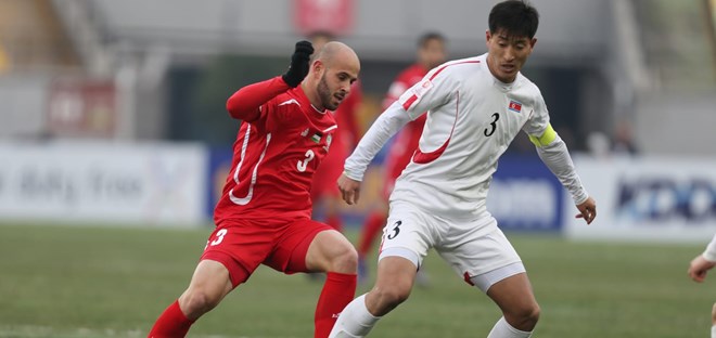 U23 Palestine chia điểm với U23 Triều Tiên. (Nguồn: AFC)
