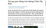 Long An online cải chính, xin lỗi thông tin “Tai nạn giao thông trên đường Châu Thị Kim”
