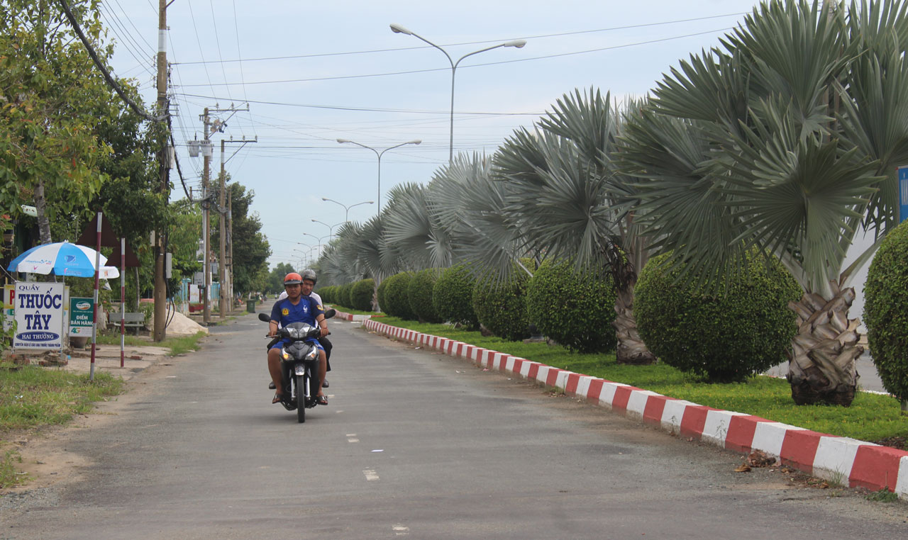 Những con đường bêtông sạch đẹp góp phần thay đổi diện mạo huyện vùng sâu