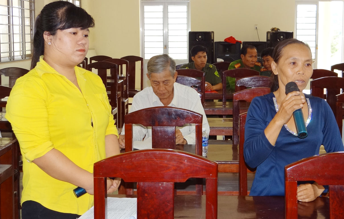 Gặp gỡ giao lưu về phòng, chống bạo lực gia đình tại xã Thạnh Phú, huyện Thạnh Hóa, tỉnh Long An