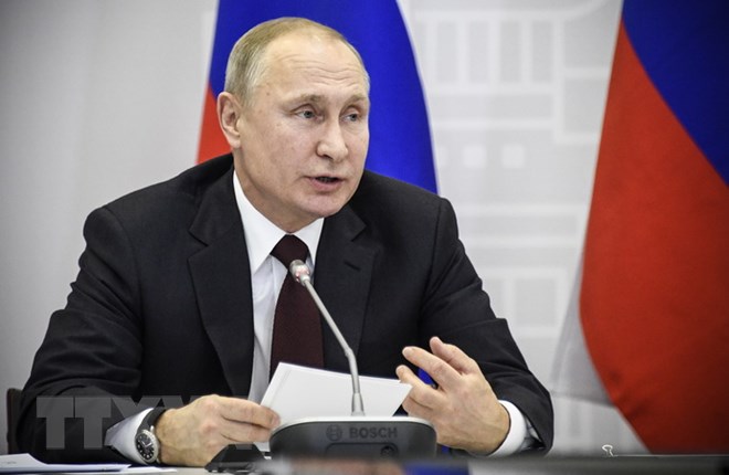 Tổng thống Vladimir Putin. (Nguồn: AFP/TTXVN)