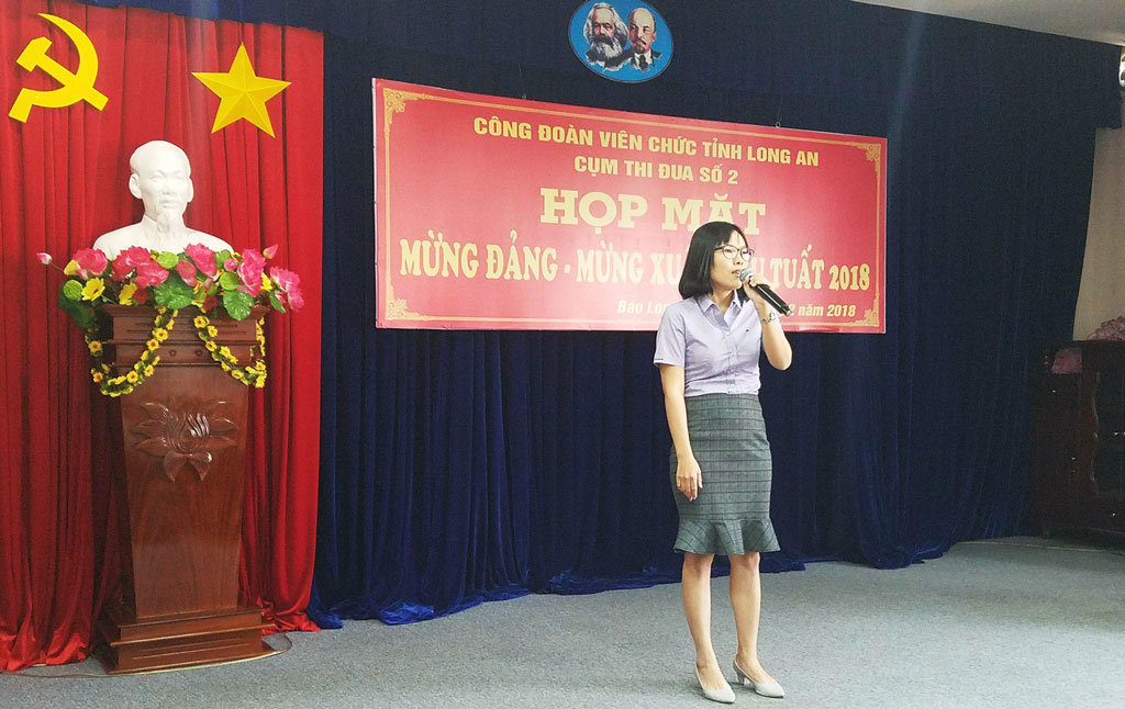 Cụm thi đua số 2, Công đoàn Viên chức tỉnh họp mặt mừng Đảng, mừng Xuân Mậu Tuất 2018