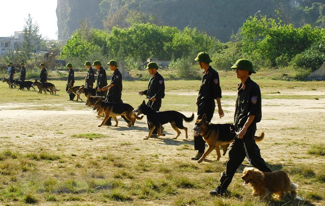 Chuyện về những "chiến sỹ" đặc biệt trong lực lượng cảnh sát cơ động