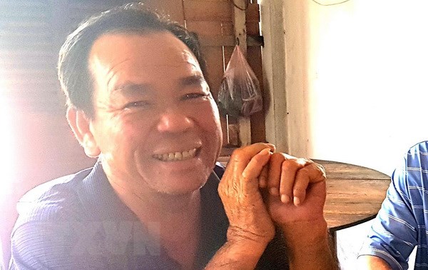 Cần Thơ đề nghị TW giải quyết trường hợp liệt sĩ trở về sau 33 năm Ông Trương Văn Chóng. (Ảnh: Thanh Liêm/TTXVN)