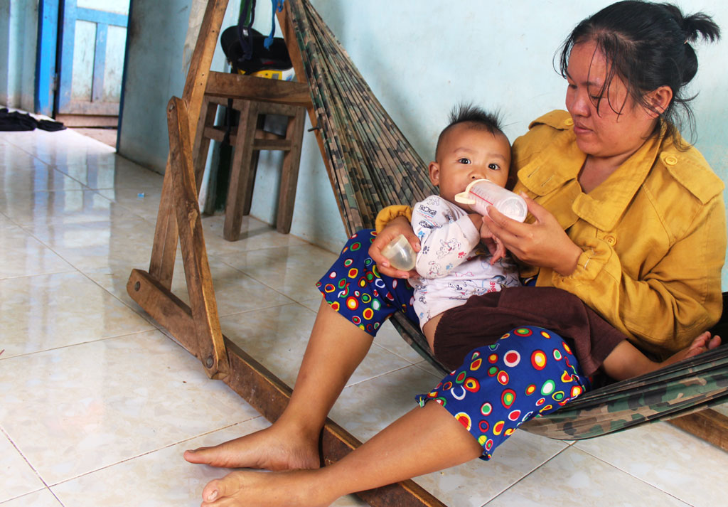 Năm 2017, gia đình chị Lê Thị Loan được xét thoát nghèo