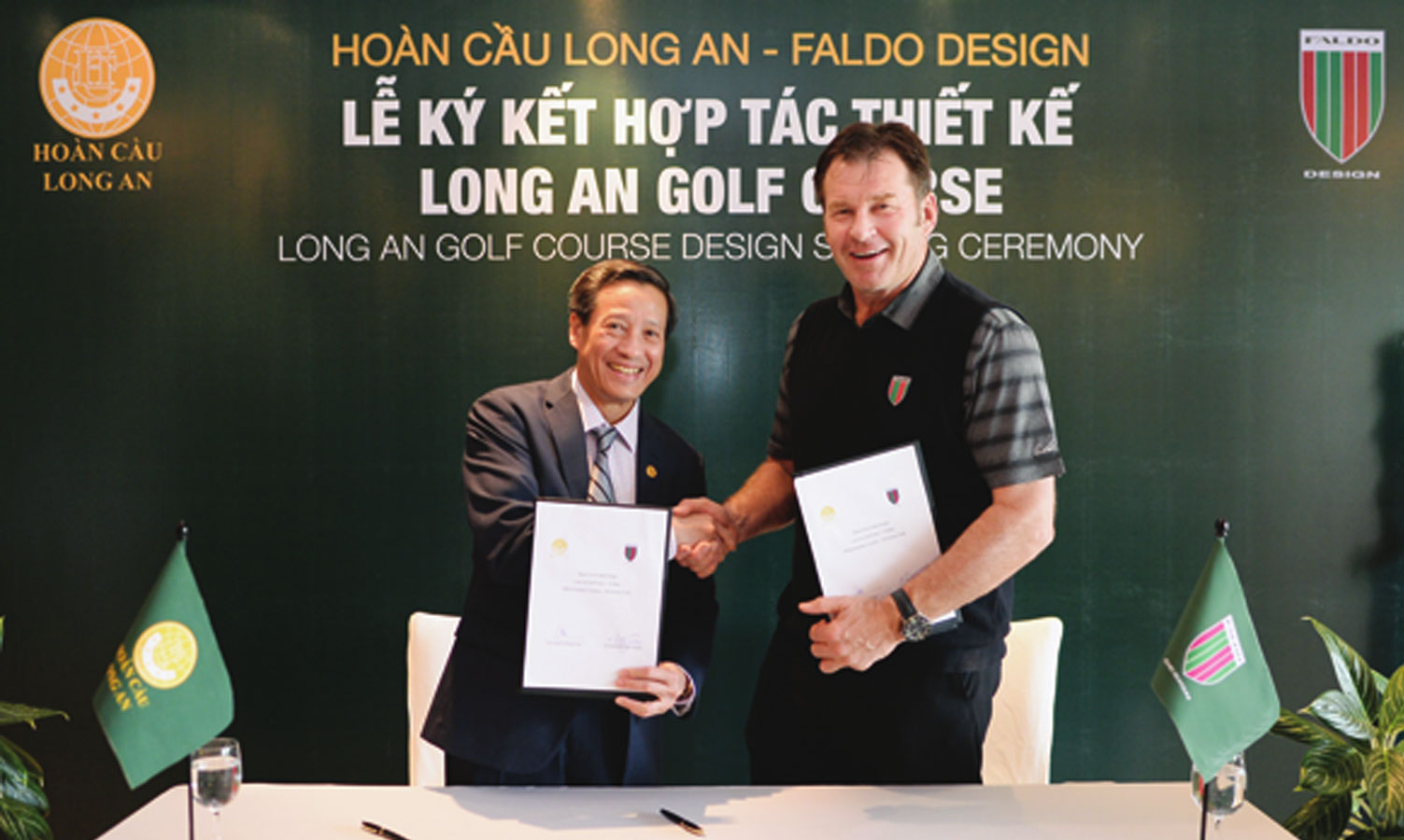 Lễ ký kết hợp tác thiết kế sân golf Long An