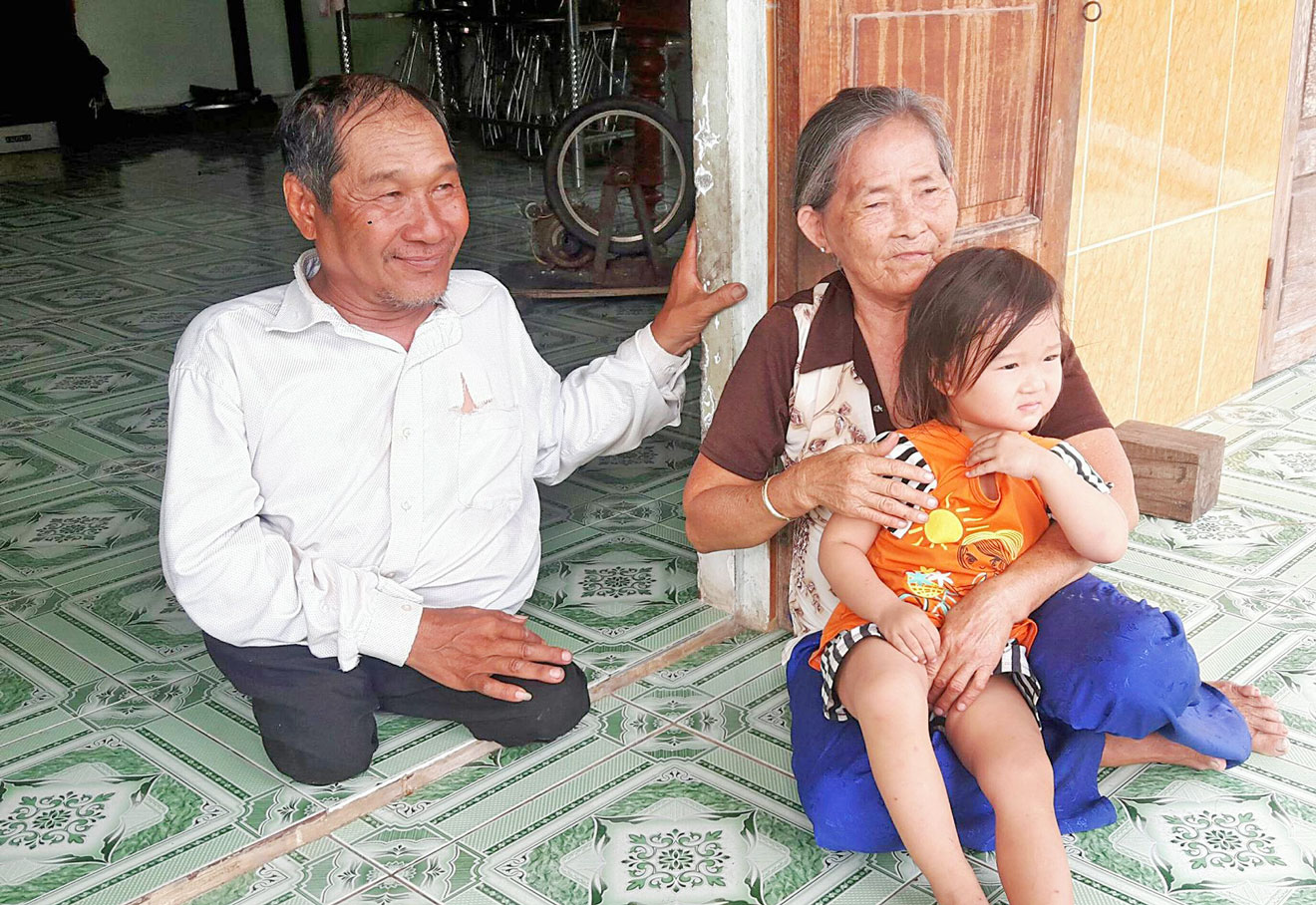 Hạnh phúc lớn nhất của ông Nguyễn Văn Bên là nhìn thấy các con trưởng thành và ổn định cuộc sống