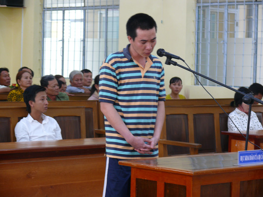 Bị cáo Nguyễn Minh Út tại phiên tòa Ảnh: Yên Vân