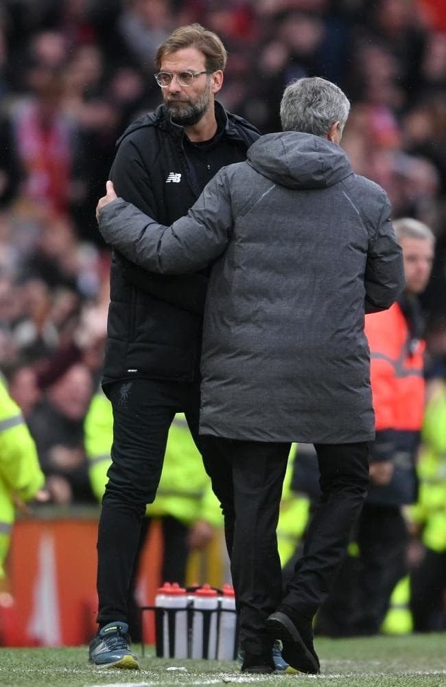 Jose Mourinho và Juergen Klopp. (Nguồn: Getty Images)