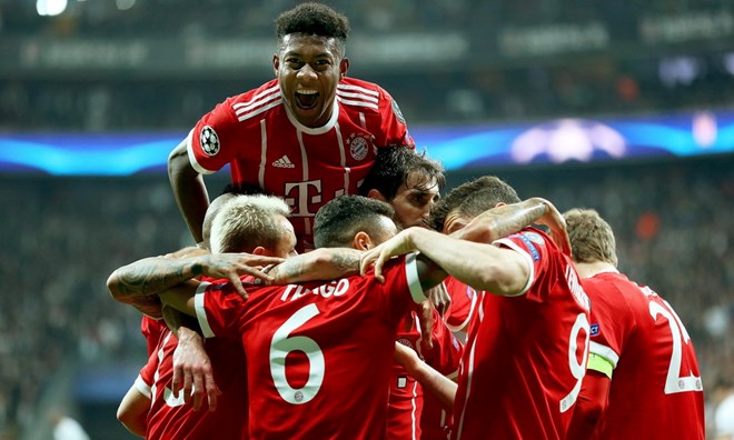 Bayern đứng trước cơ hội lần đầu vô địch Bundesliga tại Allianz Arena. (Nguồn: EPA)