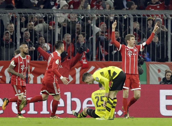  Hạ Dortmund để đăng quang trên sân nhà là điều mà Bayern đang hướng đến. (Nguồn: Getty Images)