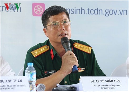Đối tượng nào được tuyển thẳng vào các trường quân đội năm 2018?