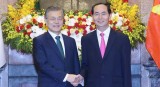 Hàn Quốc đưa tin đậm nét về chuyến thăm Việt Nam của ông Moon Jae-in