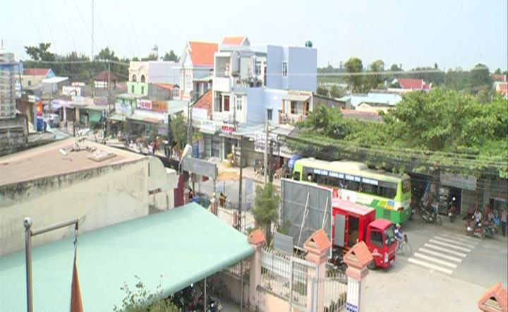 Thuận Mỹ đạt 17/19 tiêu chí xã nông thôn mới Một góc thị tứ Thuận Mỹ hôm nay