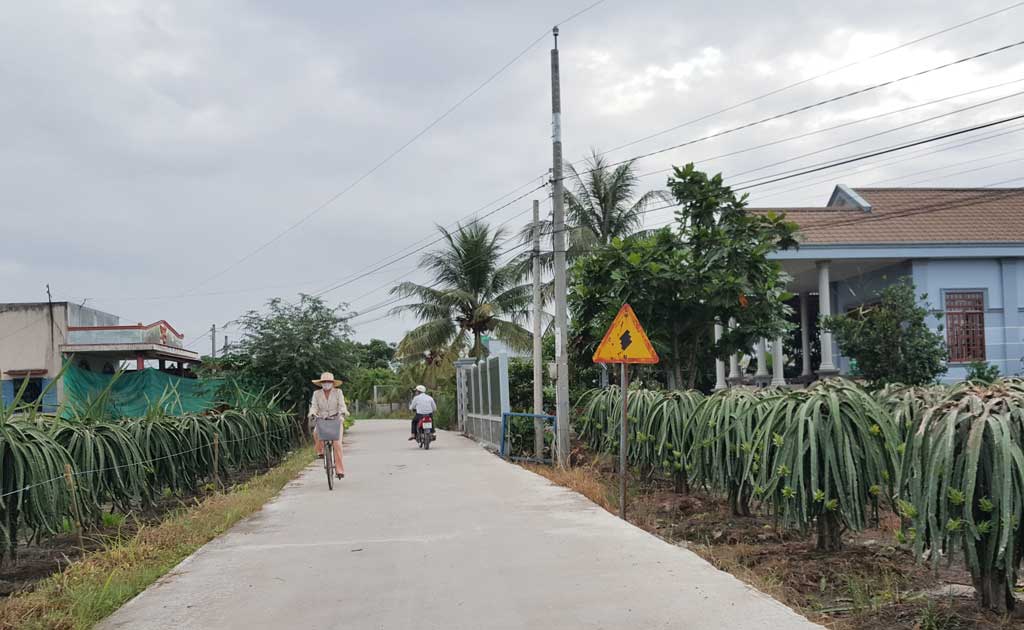 Đồng lòng xây dựng xã nông thôn mới kiểu mẫu Xây dựng xã nông thôn mới kiểu mẫu, hướng đến nâng chất các tiêu chí của xã nông thôn mới