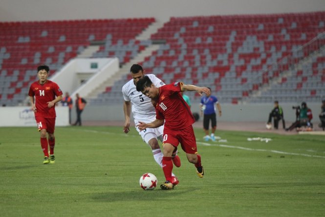 Tuyển VN vào nhóm 3 ở Asian Cup 2019. Ảnh: Nhật Đoàn