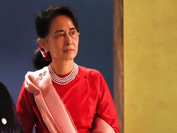 Cố vấn Nhà nước, Bộ trưởng Bộ Ngoại giao và Bộ trưởng Văn phòng Tổng thống nước Cộng hòa Liên bang Myanmar Aung San Suu Kyi. (Nguồn: Getty Images)