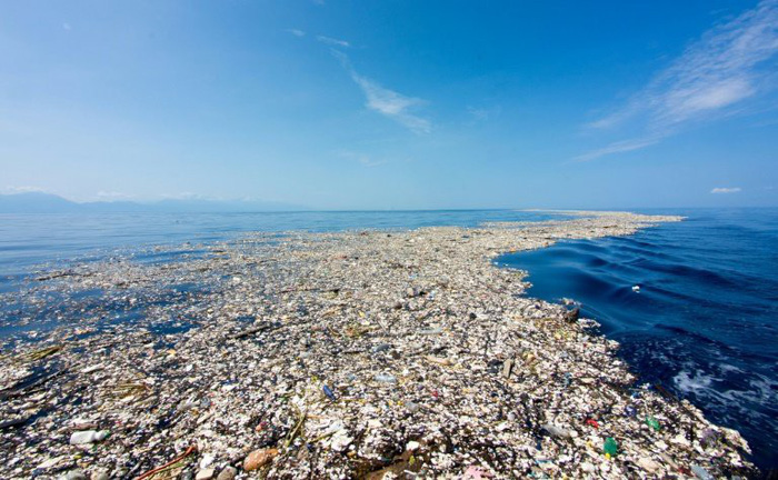 Những đảo rác thải giữa Thái Bình Dương - Ảnh: Globalspec