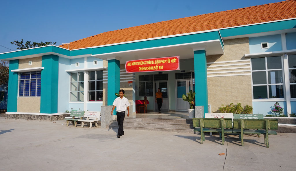 Tân Ân đổi thay từ chương trình xây dựng nông thôn mới Trạm Y tế xã được đầu tư xây mới năm 2017