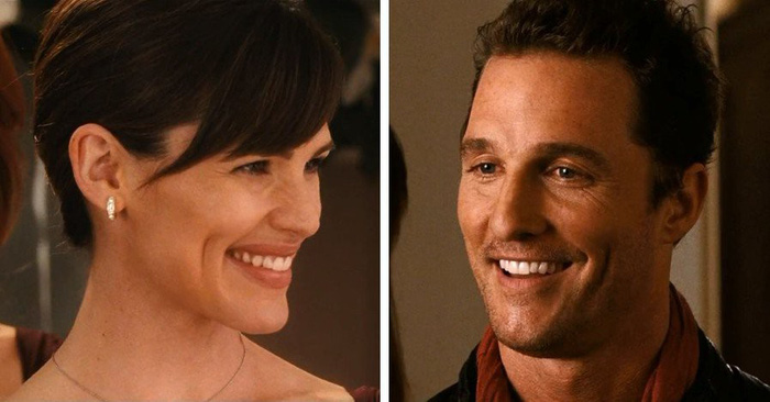 Diễn viên Jennifer Garner và Matthew McConaughey sở hữu má lúm đồng tiền “mê hoặc” - Ảnh: Touchstone Pictures