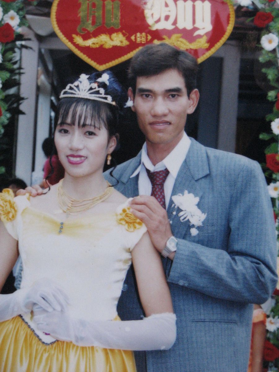 Ngày cưới của Nguyễn Quốc Vũ và Lê Thị Huệ