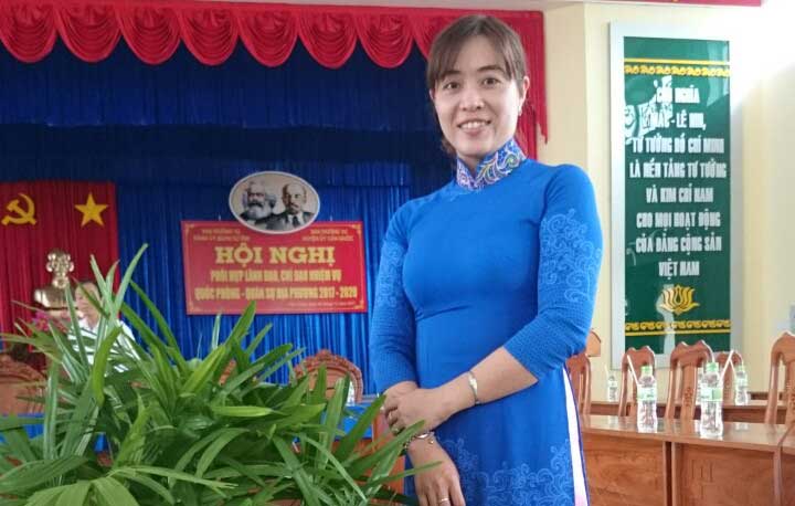 Ngọc Hân - phóng viên, biên tập viên Đài Truyền thanh huyện Thủ Thừa