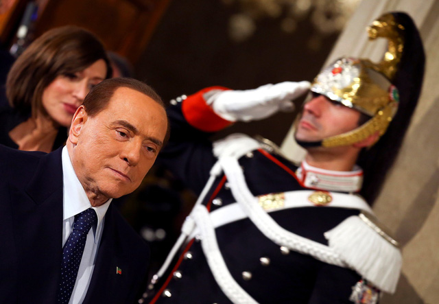 Ông Berlusconi hiện là chủ tịch đảng Forza Italia ở Ý. Ảnh: Reuters