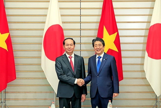 Japanese media covers talks between President, Japanese PM
