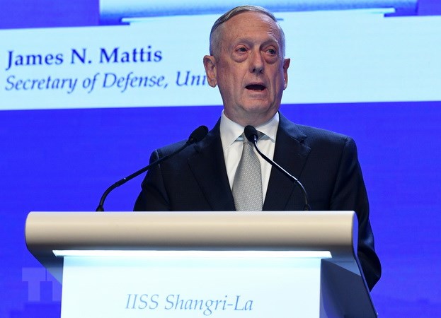 Bộ trưởng Quốc phòng Mỹ James Mattis. (Nguồn: AFP/TTXVN)