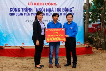 Trung ương Đoàn xây dựng Nhà nhân ái tại Thủ Thừa