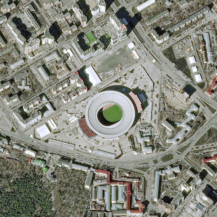 SVĐ Yekaterinburg Central tại thành phố Yekaterinburg - Ảnh: Airbus Defence/Getty Images