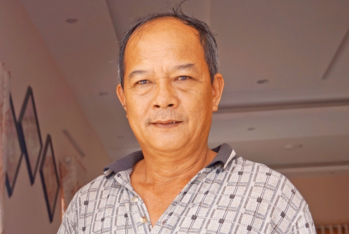 Anh Nguyễn Ngọc Mạnh - Đội phó đội Dân phòng ấp 1B, xã Hựu Thạnh