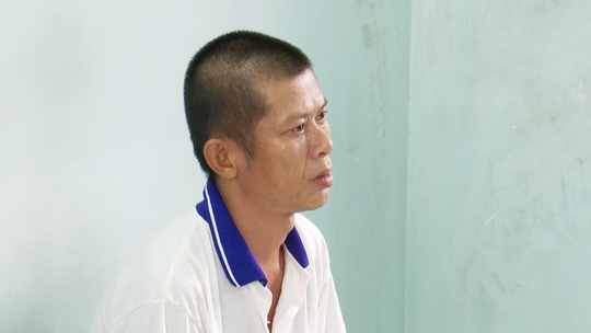 Nguyễn Văn Me tại Cơ quan CSĐT. Ảnh do Công an cung cấp