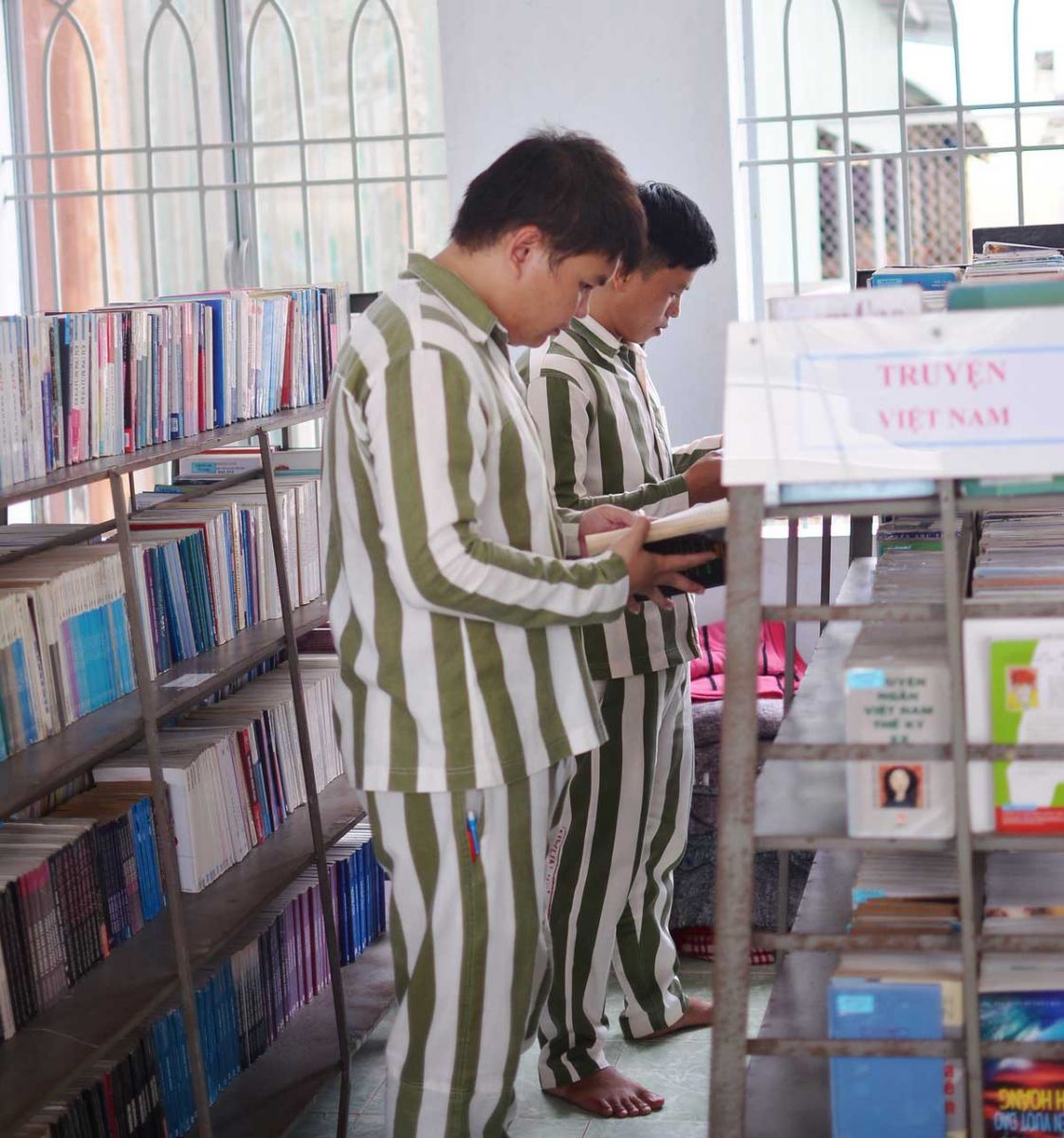 Những cuốn sách tại thư viện giúp các phạm nhân tìm lại hy vọng về cuộc đời
