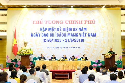 Thủ tướng: Báo chí cần củng cố niềm tin và sự đồng thuận trong xã hội