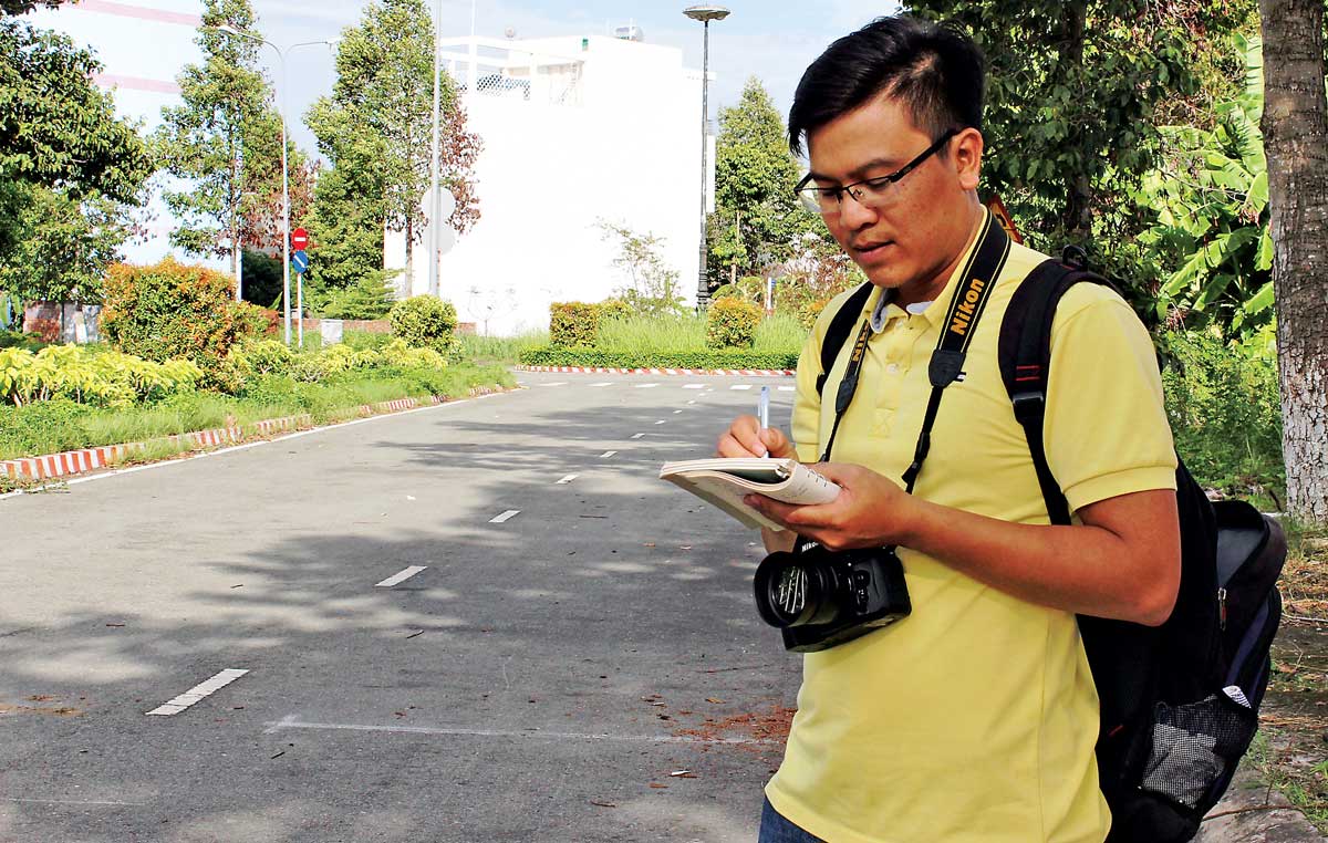 Gần 5 năm làm báo, phóng viên Kiên Định luôn trăn trở với những đề tài mang hơi thở cuộc sống